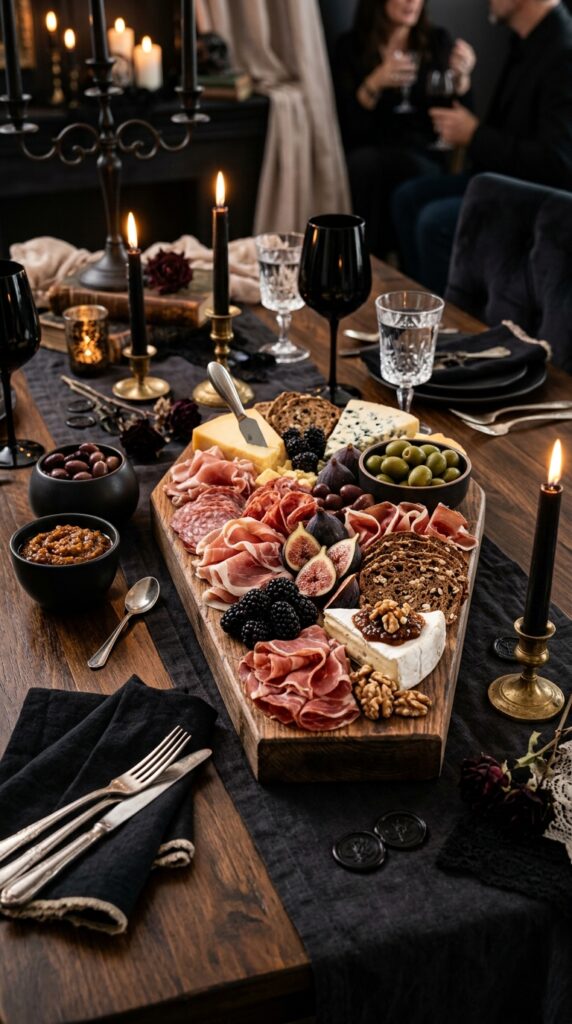 Elegant Gothic Appetizer Board