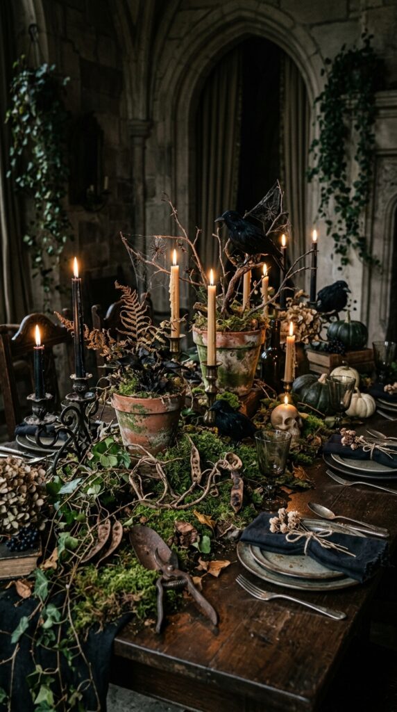 Haunted Garden Table Display