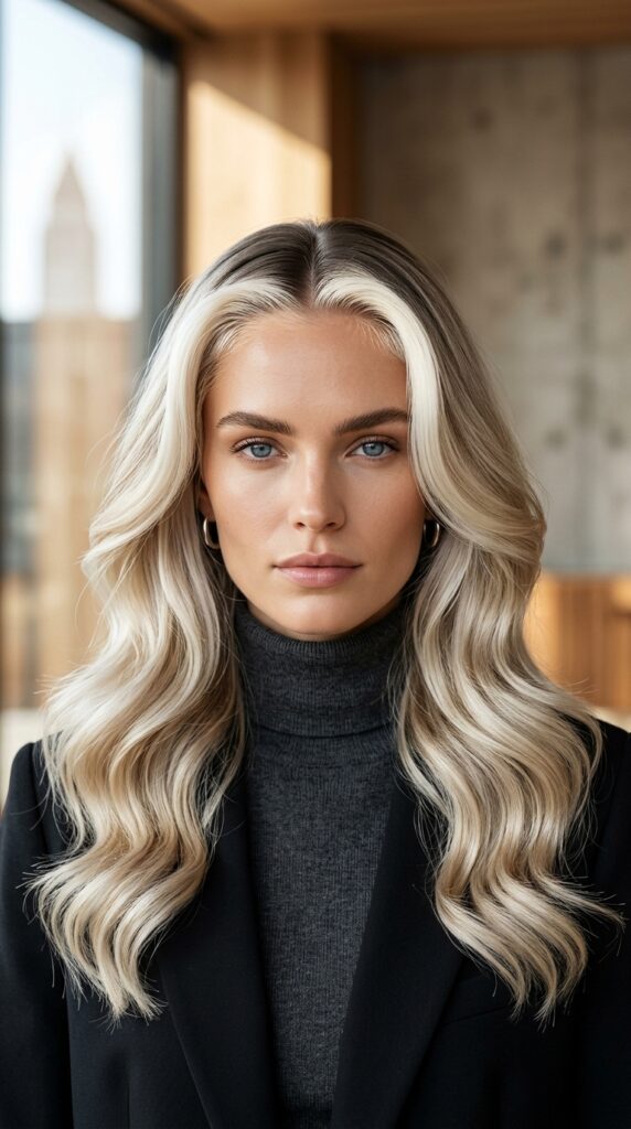 High-Contrast Scandinavian Blonde