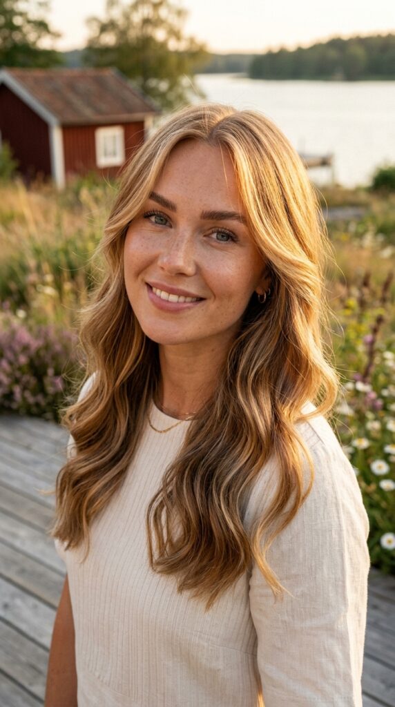 Honey Blonde Scandi Hairline