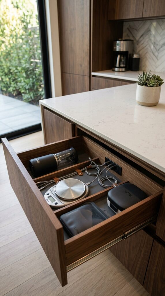 Include a Charging Drawer for Lunch Gadgets