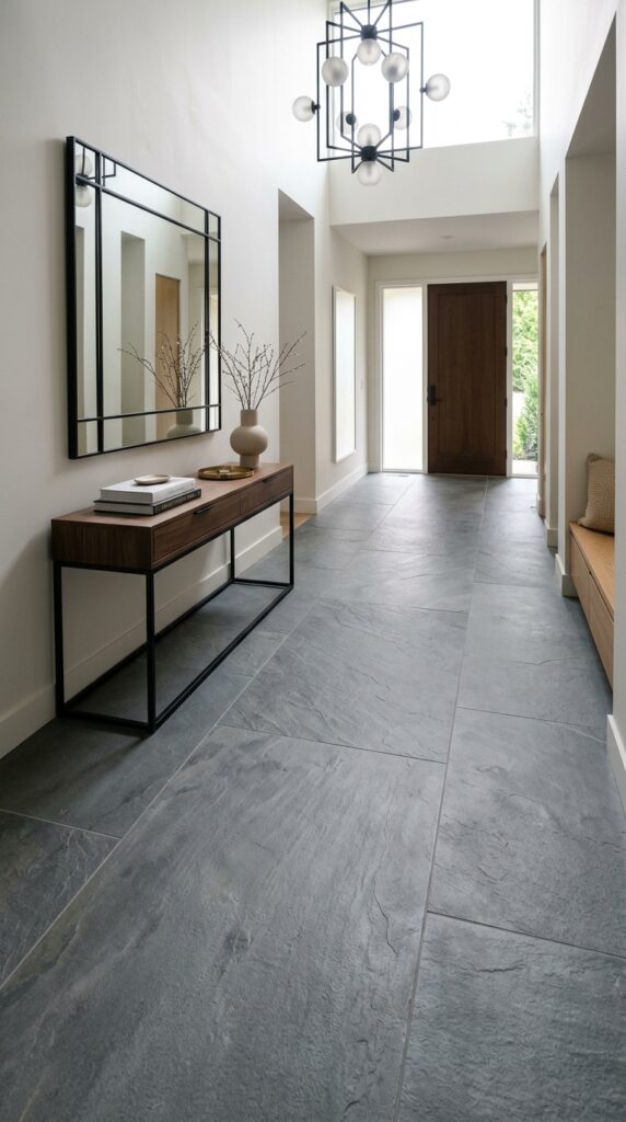 Large Format Slate Entryway Tiles