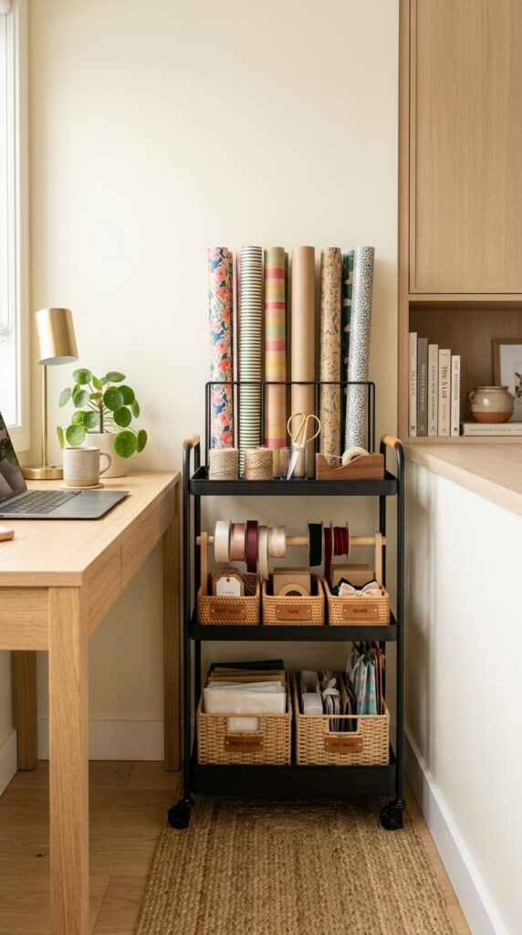 Make a Small-Space Wrapping Cart