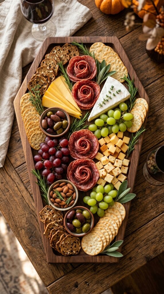 Meat and Cheese Coffin Board