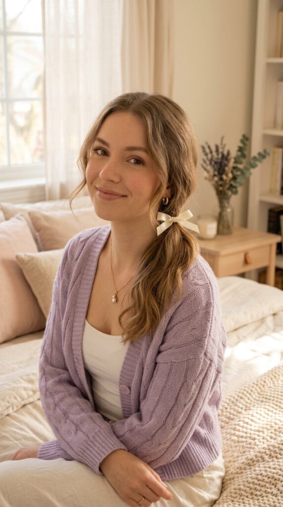 Mini Ribbon Bow Ponytail