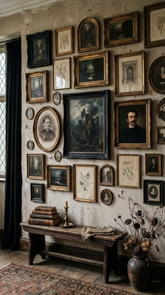 Mismatched Antique Frame Collection