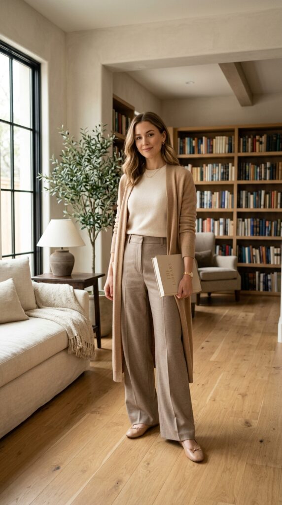 Monochromatic Neutral Outfit