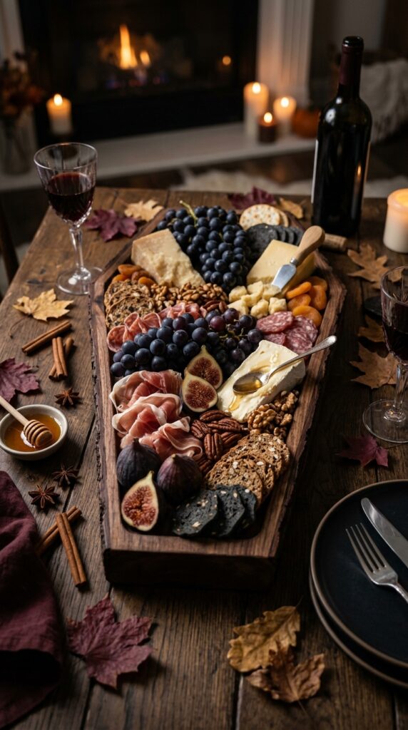 Moody Fall Charcuterie Board