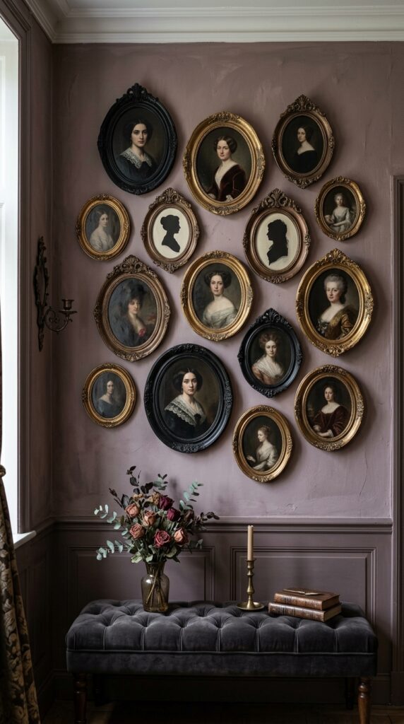Oval Portrait Frame Arrangement