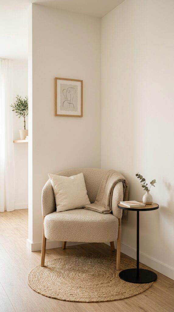 Small Accent Chair for a Tiny Corner