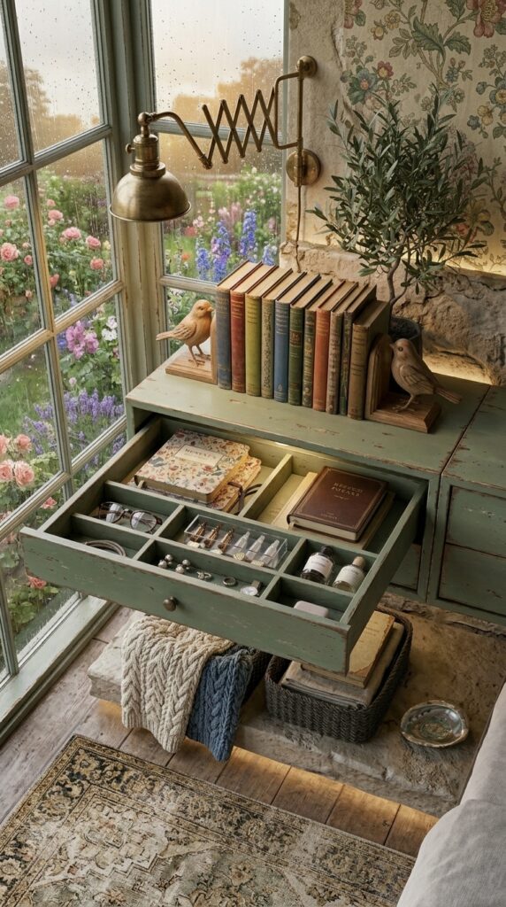 Store Books Vertically for a Cleaner Look