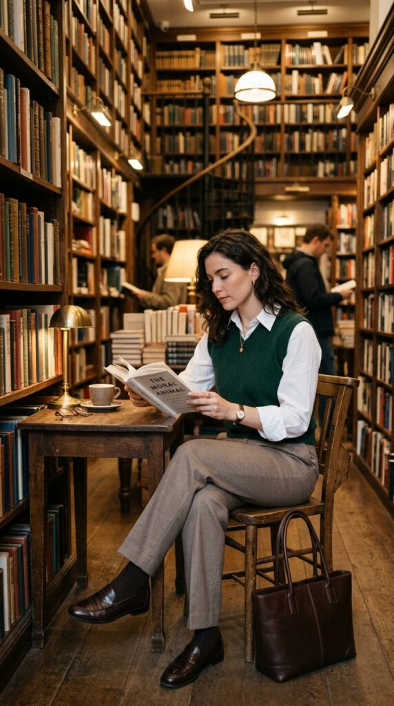 Sweater Vest With Button Down Shirt