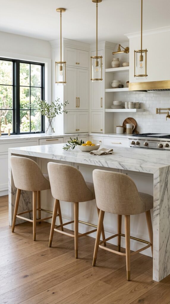 Use Counter Stools as Decorative Elements