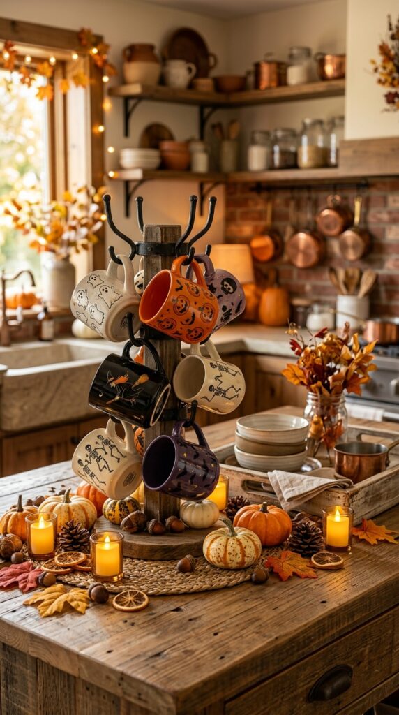 Use a Rustic Mug Tree