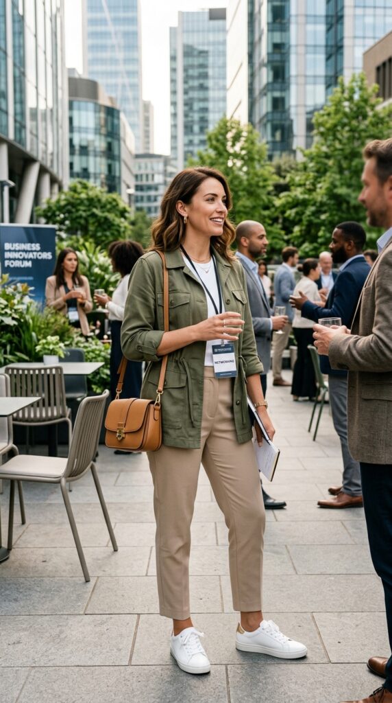 Utility Jacket with Tailored Pants