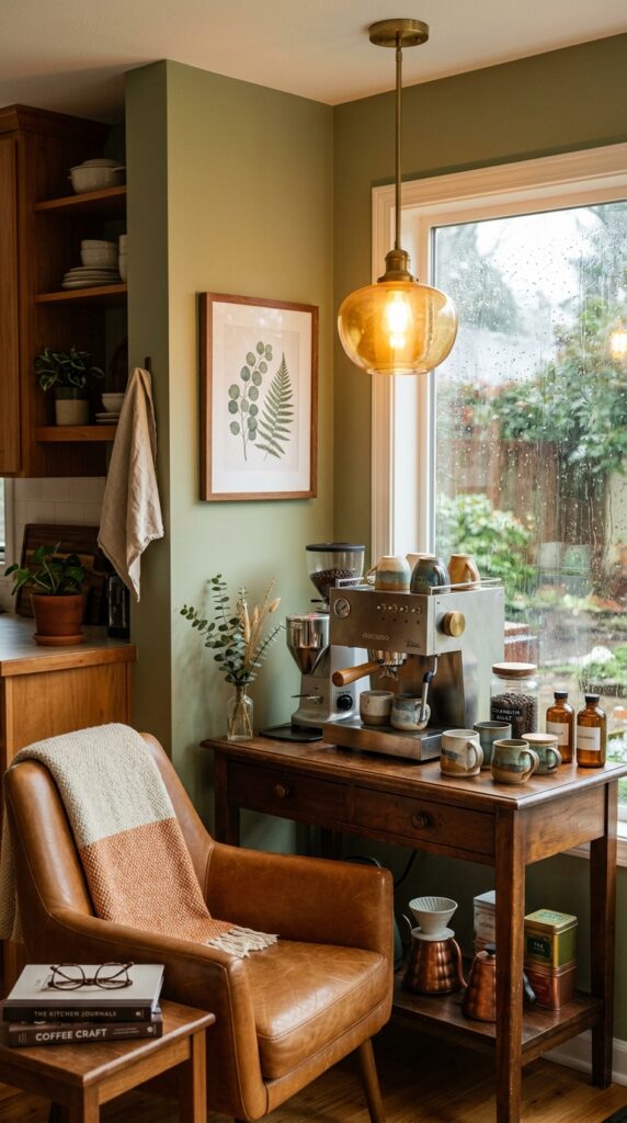 Warm Coffee Station Nook