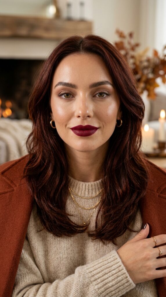 Burgundy Red Wine Matte Lips