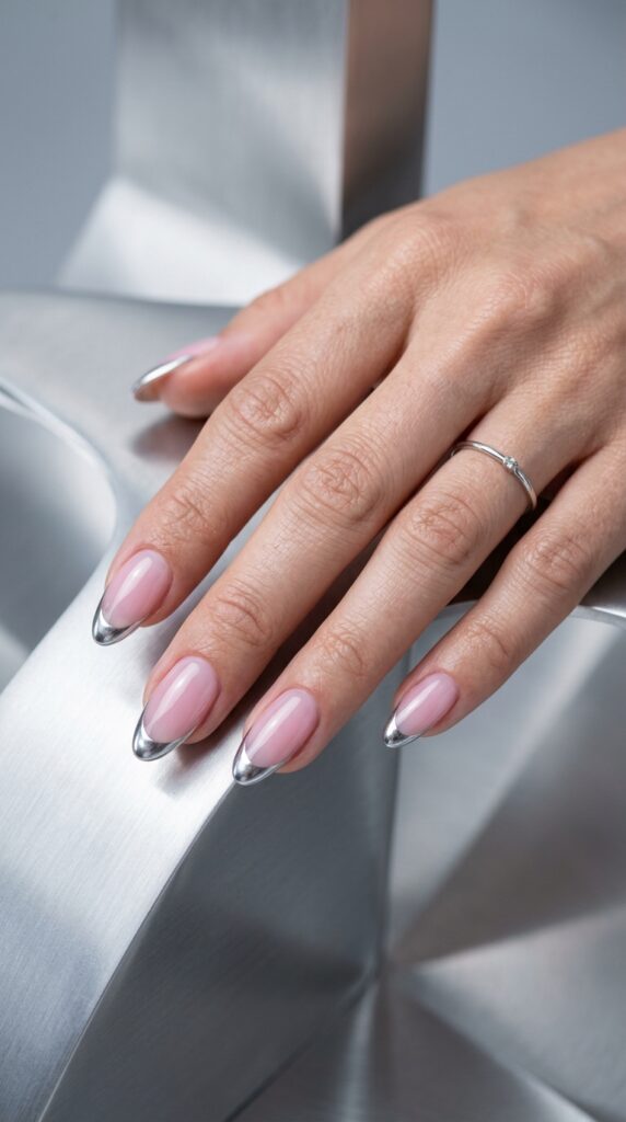 Chrome Micro French Tips