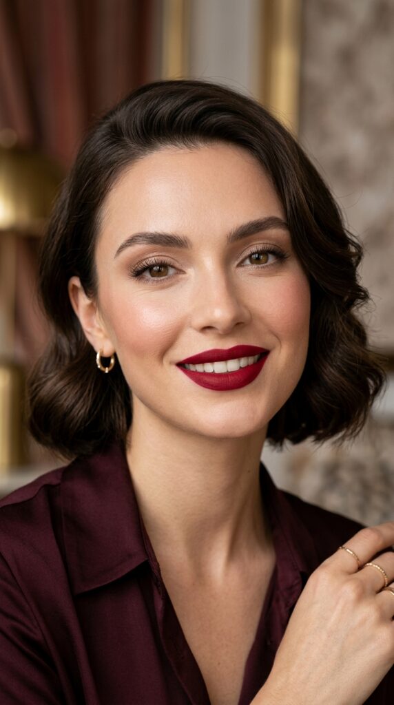 Classic Red Wine Matte Lipstick