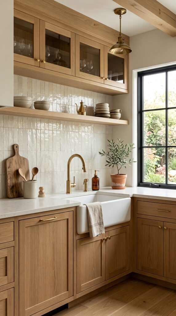 Classic White Zellige Backsplash