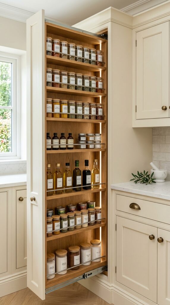 Deep Pull-Out Pantry Spice Organizer