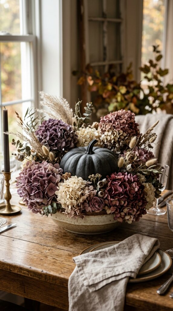 Dried Hydrangea Moody Pumpkin