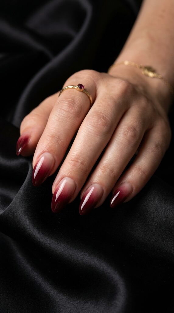 Glossy Burgundy Cherry Fade