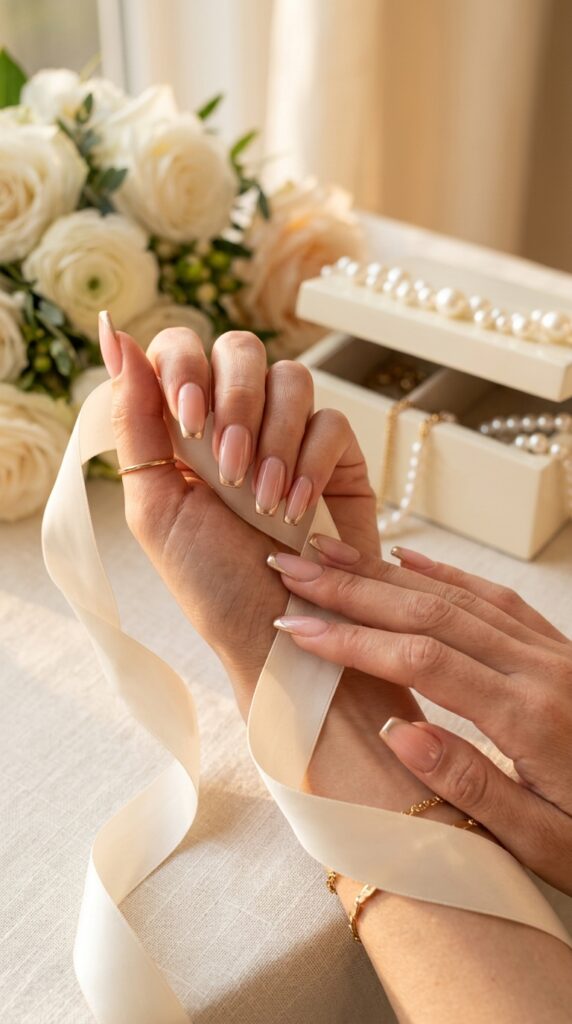 Gold Micro French Tips