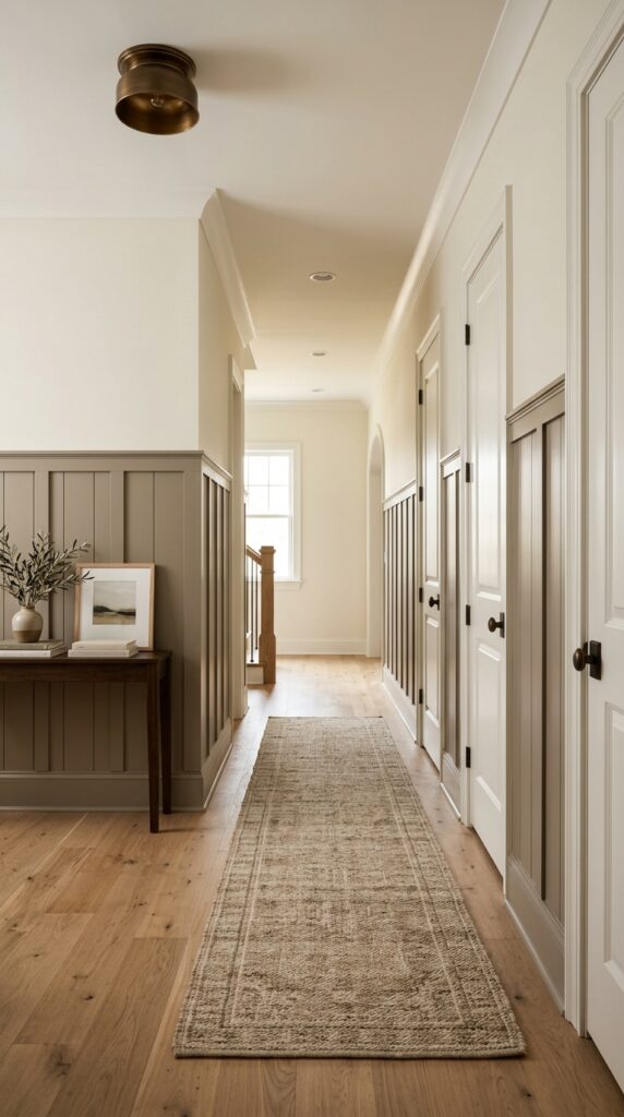 Half-Wall Board and Batten Design