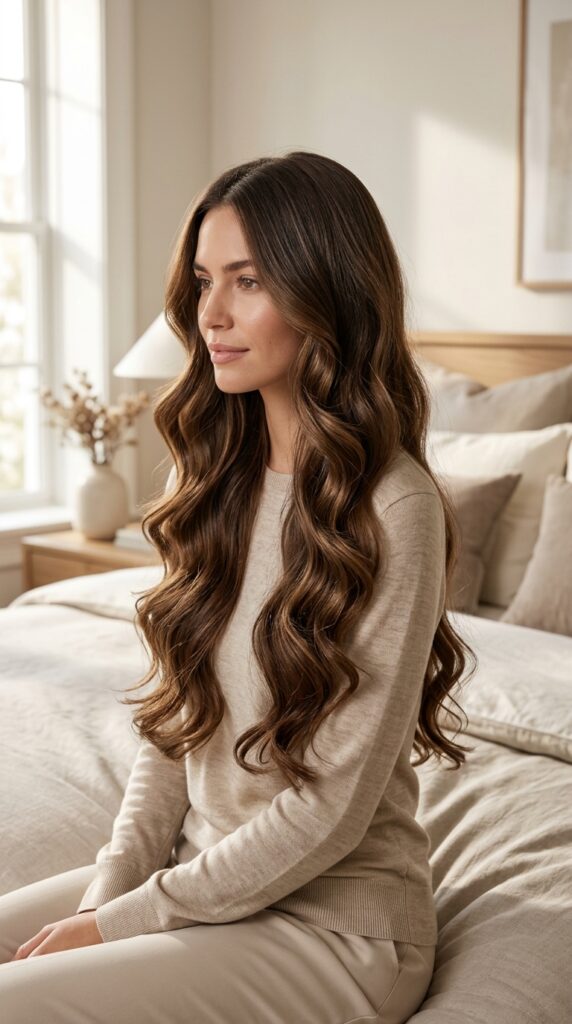 Heatless Curls for Long Hair