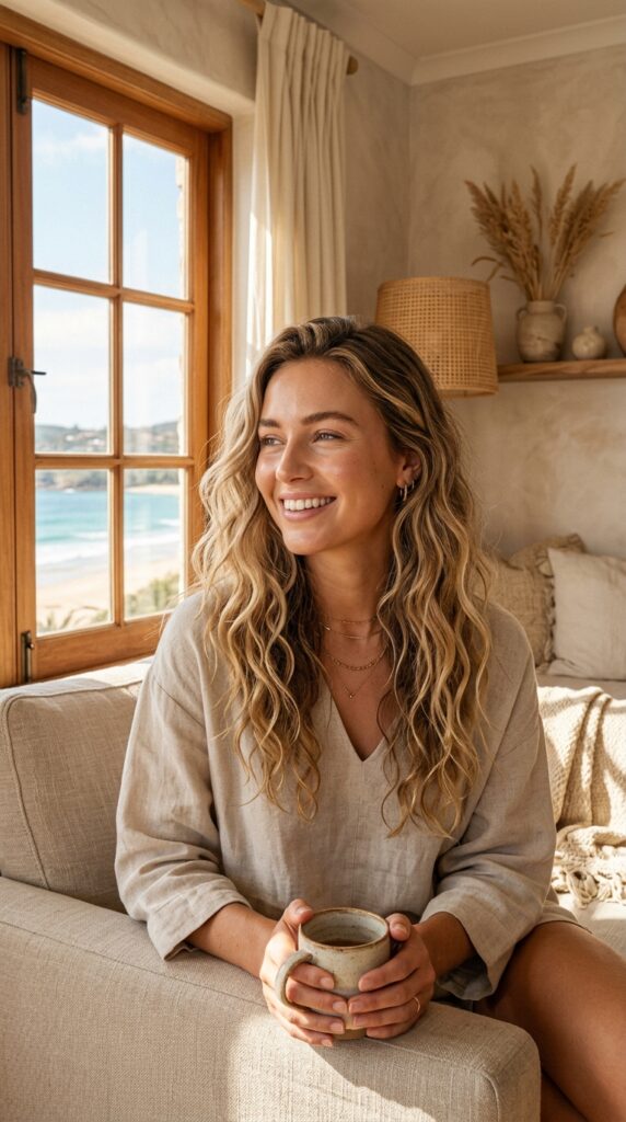 Loose Beachy Sock Curls