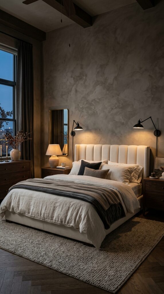 Moody Greige Limewash Walls