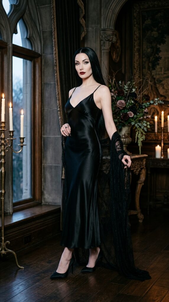 Morticia Addams Inspired Costume