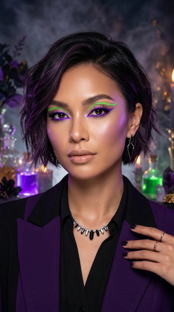 Neon Green and Purple Combo