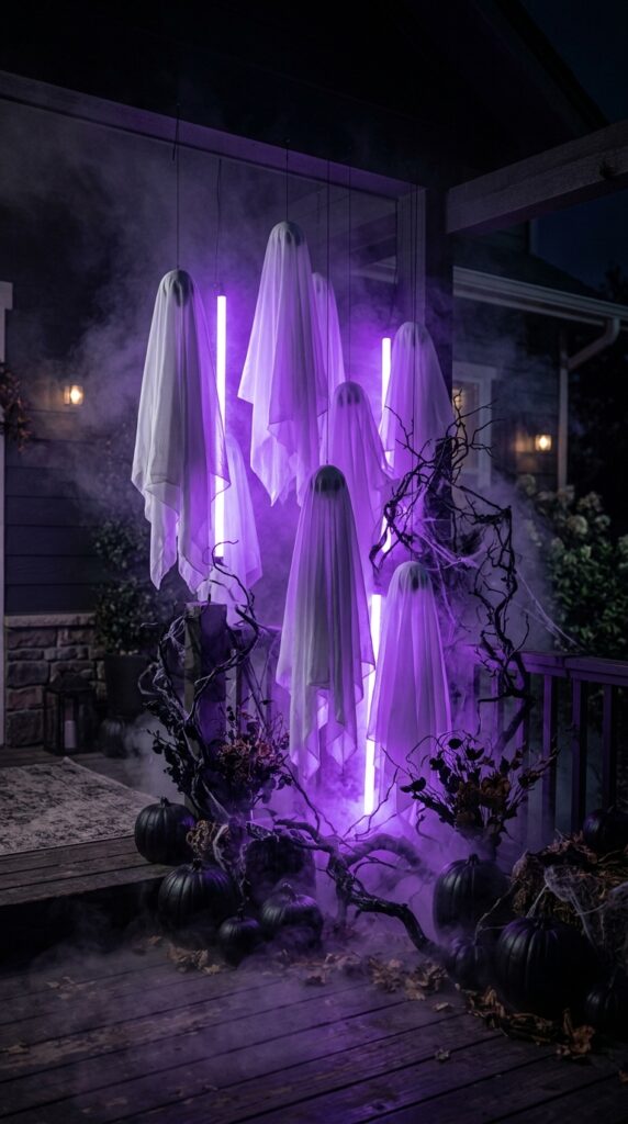 Purple Neon Ghost Display