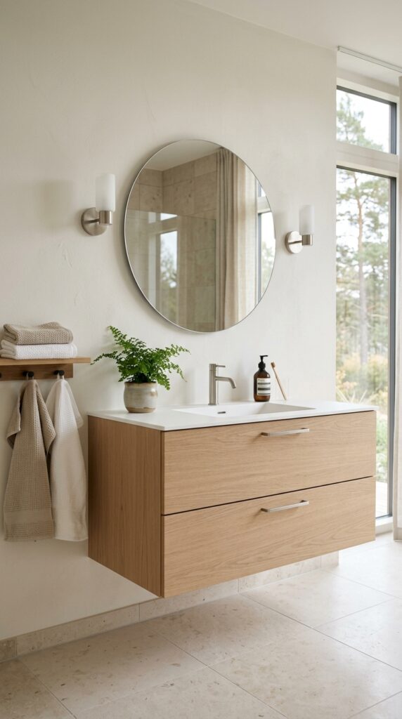 Scandinavian-Inspired Floating Vanity