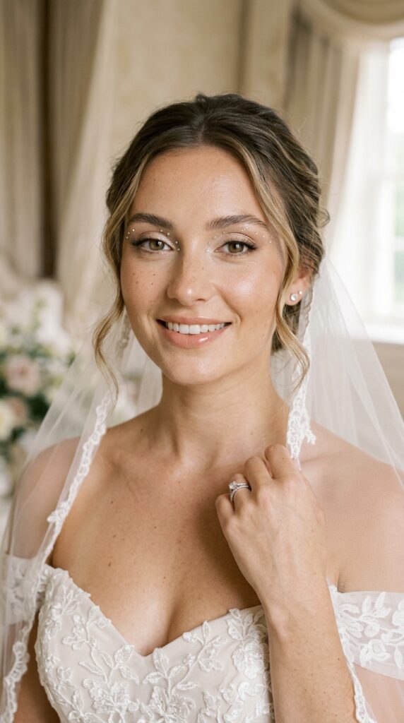 Silver Bridal Face Jewels