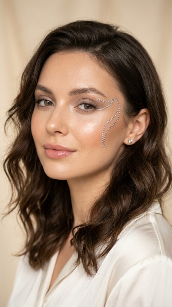 Silver Cheekbone Jewel Design