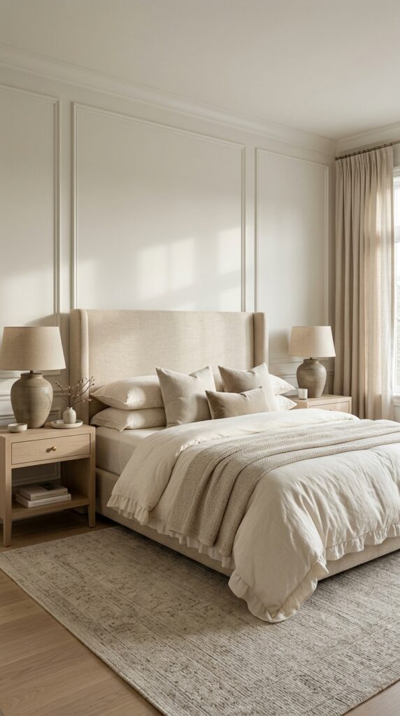 Bedroom Picture Frame Molding Accent Wall