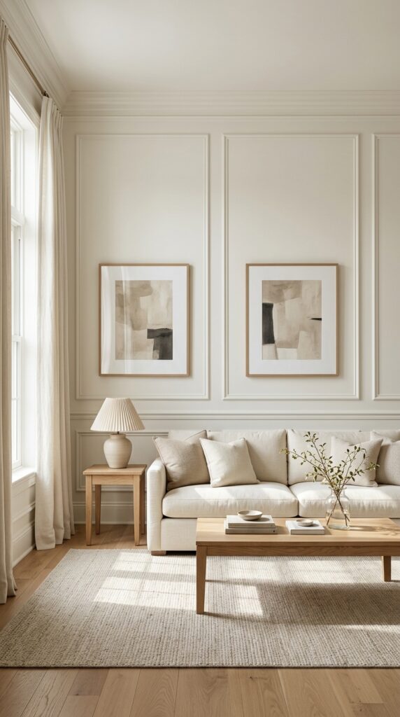 Classic White Picture Frame Molding