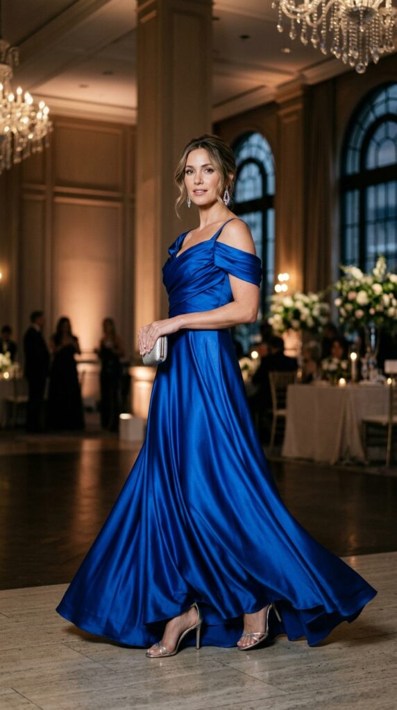 Cobalt Blue Statement Gown