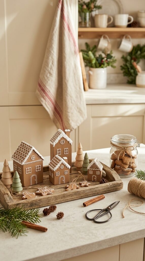 DIY Gingerbread House Kitchen Decor