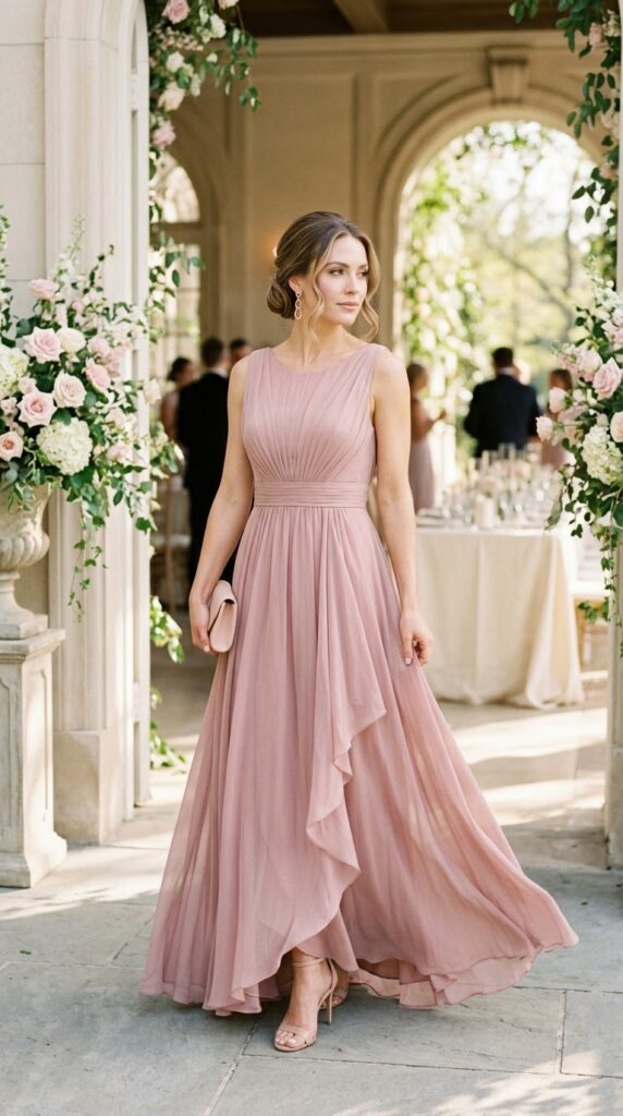 Dusty Rose Formal Gown