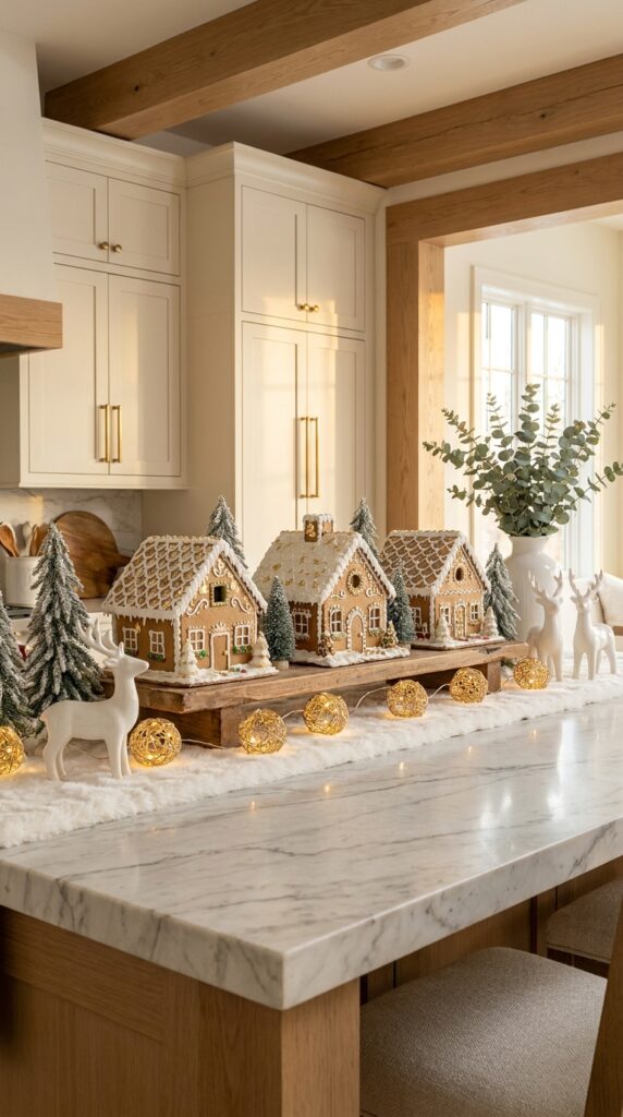 Gingerbread House Christmas Kitchen Island