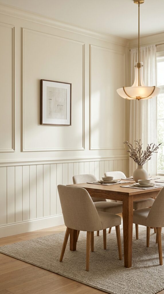 Vertical Shiplap with Picture Frame Molding